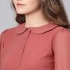 Women Fit and Flare Pink Dress - Image 6