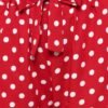 Hopx Polka Print Women Red Night Shorts - Image 4