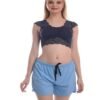 Verd Solid Women Reversible Black, Blue, Red Regular Shorts - Image 5
