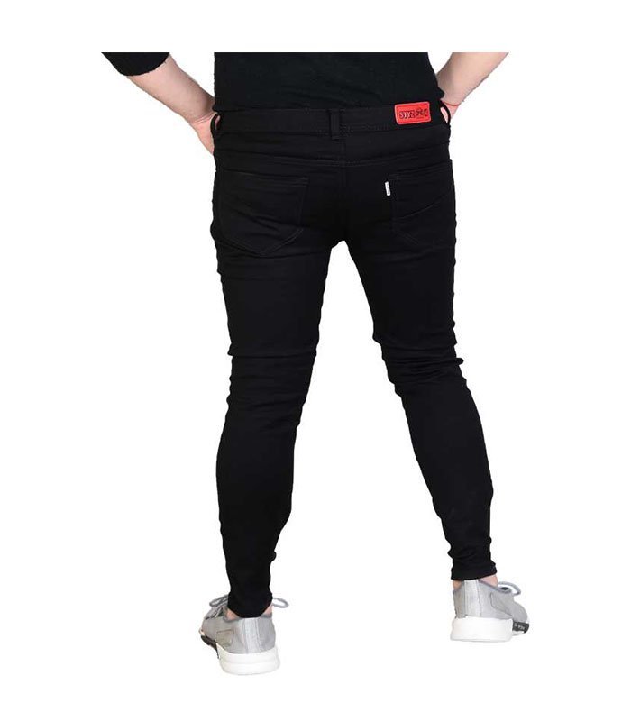 styzon Boyfriend Men Black Jeans - Image 2